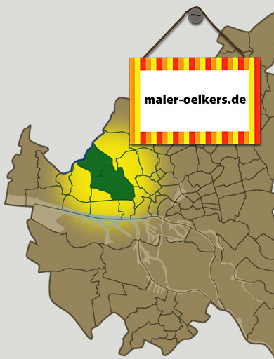 Karte Hamburg Bahrenfeld und Lurup