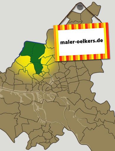 Karte Hamburg Schnelsen, Niendorf und Lokstedt 